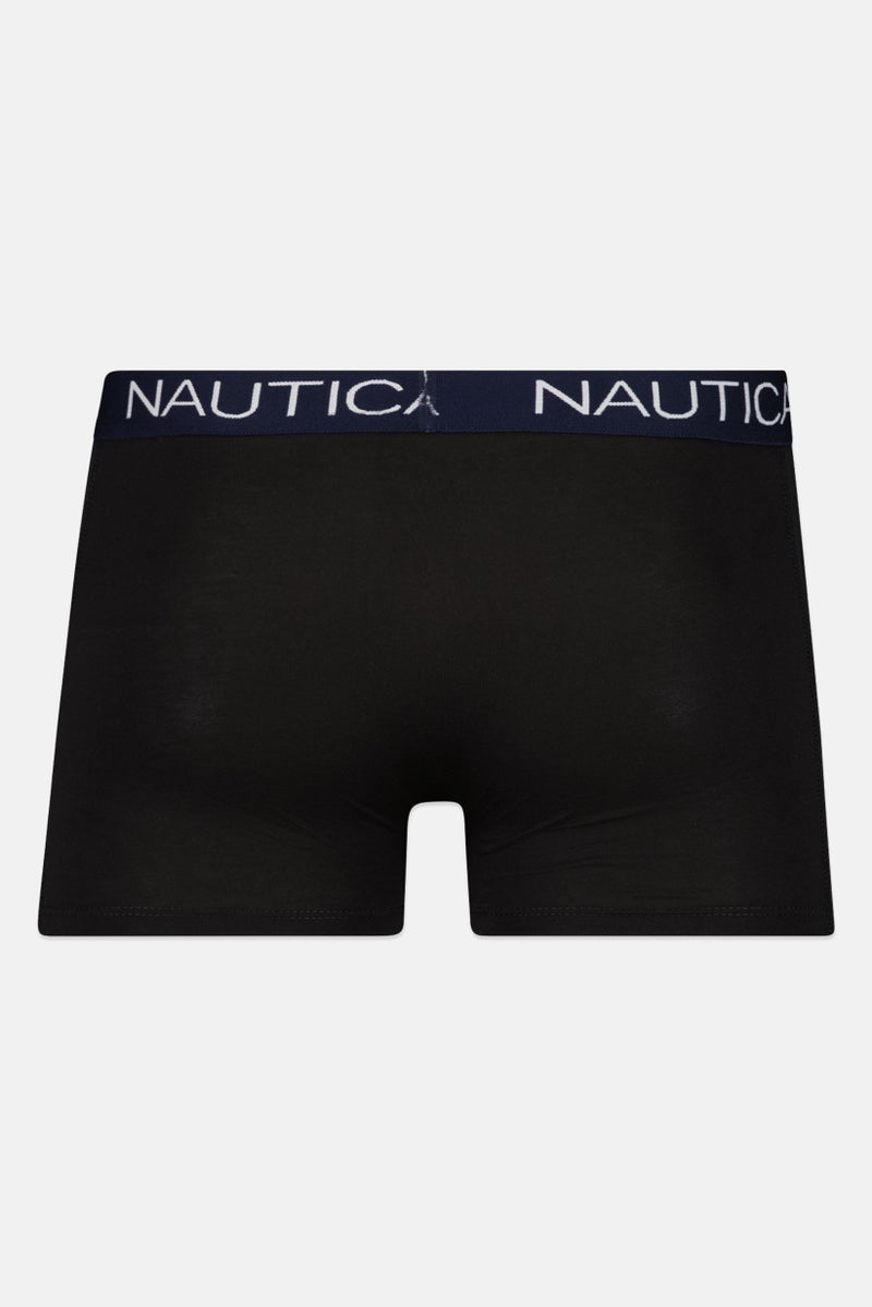 NAUTICA Men 3 Pieces Brand Logo Boxer, Multicolor - Image 4